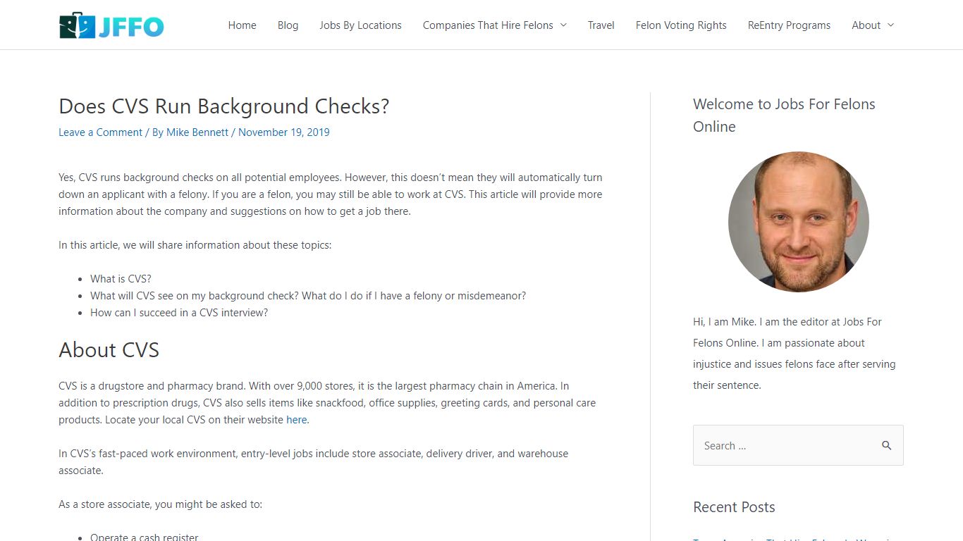 Does CVS Run Background Checks? - Jobs for Felons Online