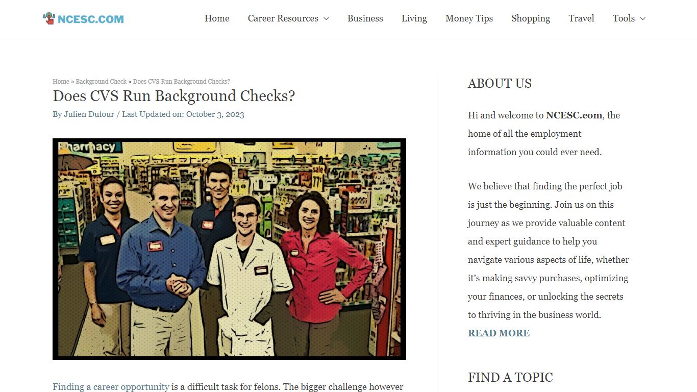 Does CVS Run Background Checks? - Employment Security Commission